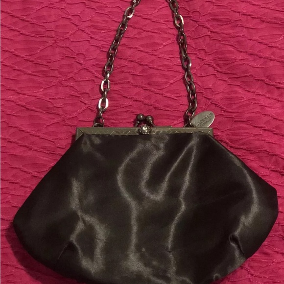 Lanvin Parfums Women's Clutch Bag, Small Sized, Black Satin-type Material - Picture 3 of 4